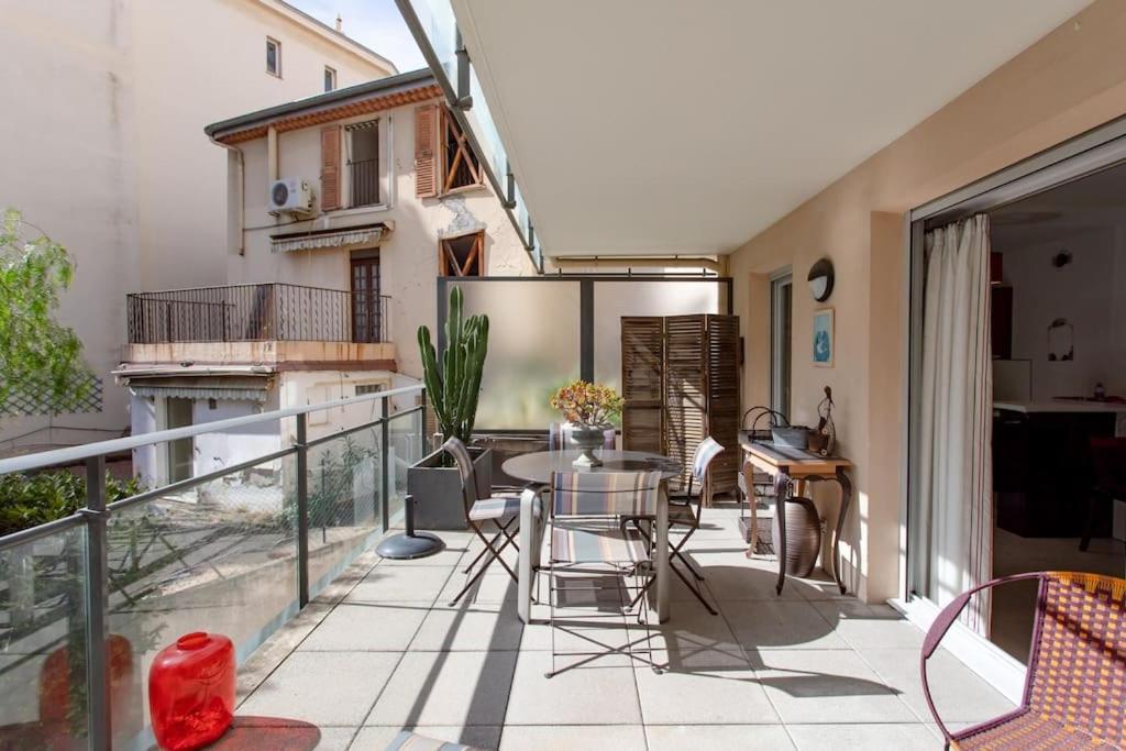 L18 Central Parking Terrace Ac 10Mins Walk To Beaches Nice Bagian luar foto